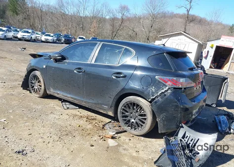 2012 Lexus Ct 200H Premium from USA, damaged, VIN JTHKD5BHXC2104273